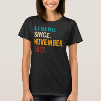 T-shirt 5 Ans 5e Anniversaire Légende de garçon depuis Nov