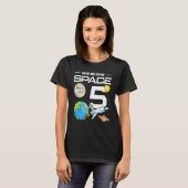 T-shirt 5 ans Anniversaire Espace extra-atmosphérique 5e a (Devant entier)