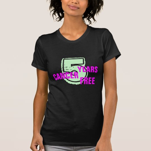 T-shirt 5 ans de Cancer libèrent la chemise (Devant)