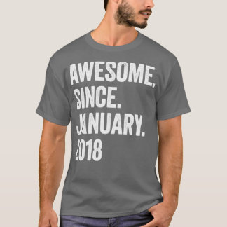 T-shirt 5 Ans stupéfiant depuis Janvier 2018 5e Anniversai