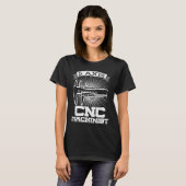 T-shirt 5 Axe CNC Machinist Engineering G Code Programme (Devant entier)