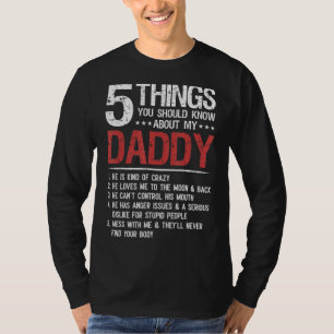 T-shirt 5 Choses que tu devrais savoir sur la D de mon pèr