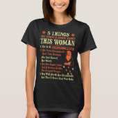 T-shirt 5 choses que vous devriez connaître la maman de (Devant)