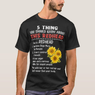 T-shirt 5 Choses Que Vous Devriez Savoir Sur Ce Sunflo À T