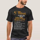 T-shirt 5 Choses Que Vous Devriez Savoir Sur Mon Freaking  (Devant)