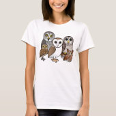 T-shirt 5 Chouettes Birdables (Devant)