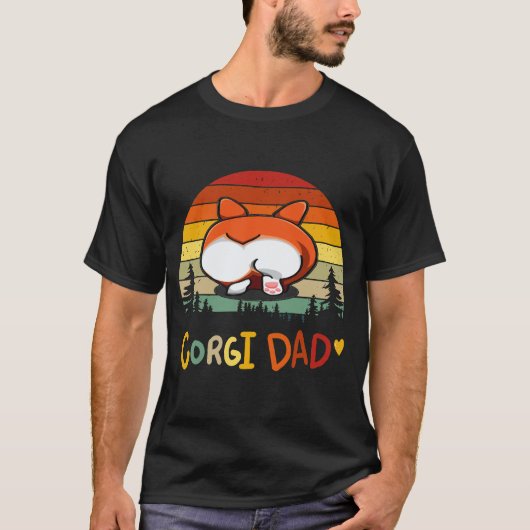 T-shirt 5 Corgi Papa Corgi (Devant)