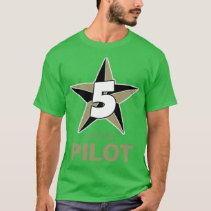 T-shirt 5 étoiles Drone Pilot Drôle cadeau pour FPV Drone
