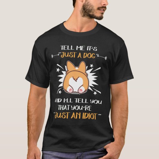 T-shirt 5 Juste Un Idiot (Devant)