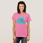 T-shirt 5 K Run Aqua Sports Running (Devant entier)