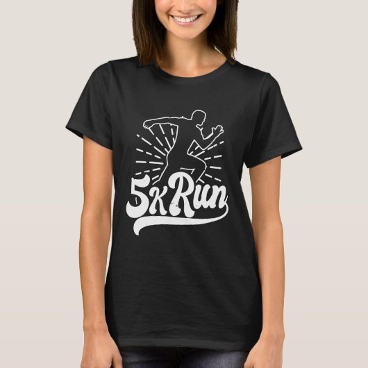 T-shirt 5 k Running Design 5 k Run Gift (Devant)