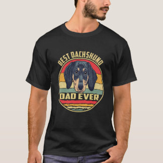 T-shirt 5 Meilleur Papa de Dachshund de tous les temps