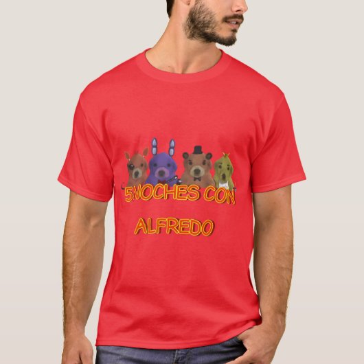 T-shirt 5 Nuits Avec Alfredo garçon (Devant)