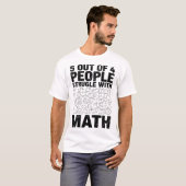 T-shirt 5 Out of 4 People Struggle with Math Funny Nerdy (Devant entier)