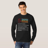 T-shirt 5 Things You Should Know About My Grandma  Grandma (Devant entier)