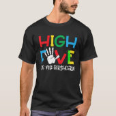 T-shirt 5ans 5Anniversaire Chemise Funny High Five It's My (Devant)