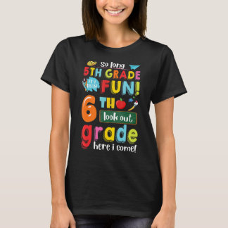 T-shirt 5e année C'est amusant 6e année de 6e année Je rev
