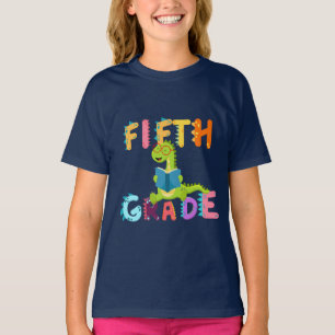 T-shirt 5e année Dino Équipe d'enseignants École