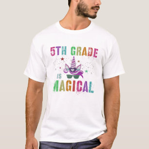 T-shirt 5e année Enseignant de la 5e année est MAGIQUE Je
