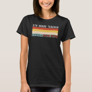 T-shirt 5e année Enseignant Titre du travail Professeur Ap