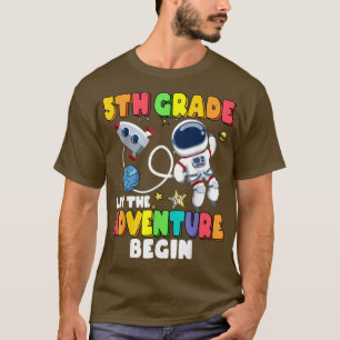 T-shirt 5e année Laisser l'aventure recommencer à l'école