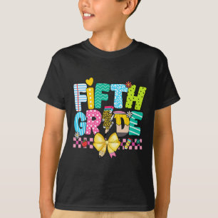 T-shirt 5e année pour fille garçons enseignant cinquième a