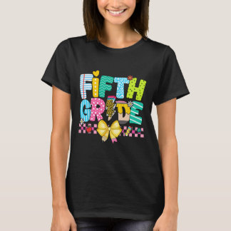 T-shirt 5e année pour fille garçons enseignant cinquième a