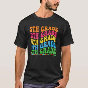 T-shirt 5e année Retour à l'école Enseignants Hommes Femme
