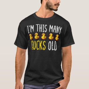 T-shirt 5e Anniversaire 5 Canard Im Ce Nombre De Canards