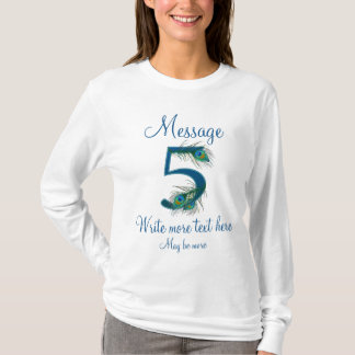 T-shirt 5e anniversaire de mariage personnalisé 5 classe