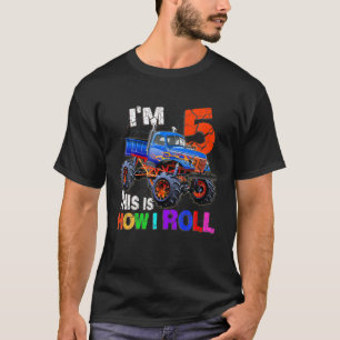 T-shirt 5E Anniversaire I'm 5 Voici comment je roule Amate