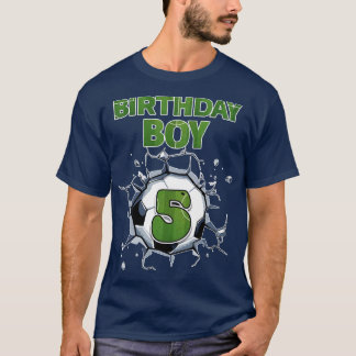 T-shirt 5e anniversaire Joueur Garçons Cadeau pour Garçons