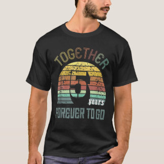 T-shirt 5E Anniversaire Mariage Pour Couple Correspondant