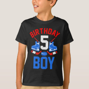 T-shirt 5e anniversaire pour filles garçons 5 ans de hocke