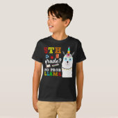 T-shirt 5e classe no prob llama (Devant entier)