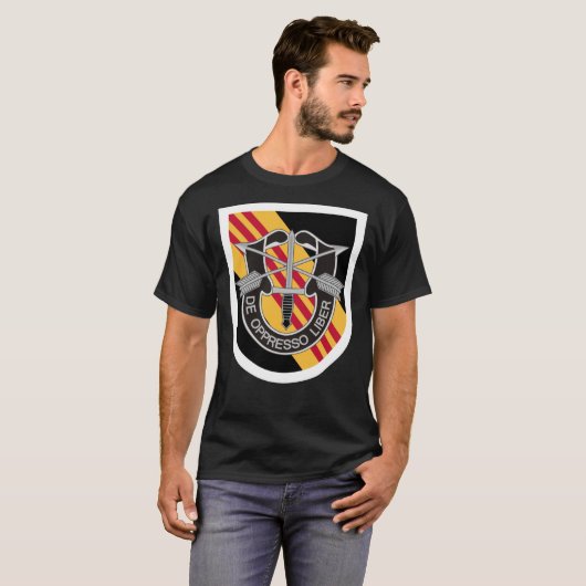 T-shirt 5e Groupe des forces spéciales (États-Unis) Classi (Devant entier)