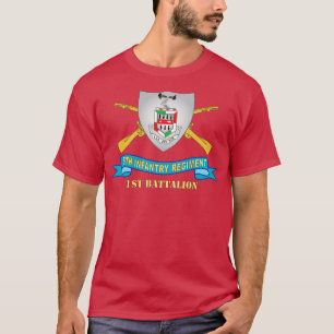 T-shirt 5e Régiment d'infanterie DUI 1er Bataillon avec Br