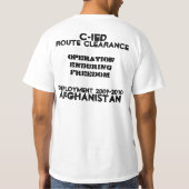 T-shirt 5ème 3ème artillerie de campagne de bataillon (Dos)