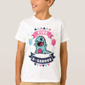 T-shirt 5ème anniversaire de Five-a-Saurus (Devant)