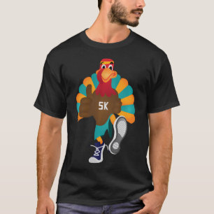 T-shirt 5K Escadron de trot de Turquie pèlerin Thanksgivin