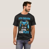 T-shirt 5th Grade Graduation Level Complete Gamer 2023 (Devant entier)