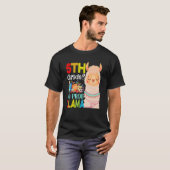 T-shirt 5th Grade No Prob Llama Back To School First Day 1 (Devant entier)