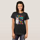 T-shirt 5th Grade No Prob Llama Teacher Student First Day  (Devant entier)