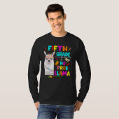 T-shirt 5th Grade No Prob Llama Teacher Student First Day  (Devant entier)
