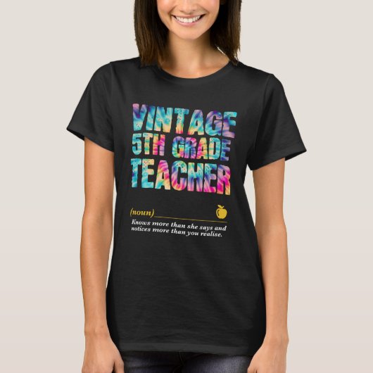 T-shirt 5th Grade Teacher Appreciation Week Back to School (Devant)