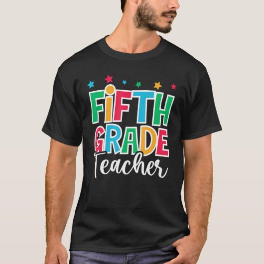 T-shirt 5th Grade Teacher First Day of School Welcome Back (Devant)