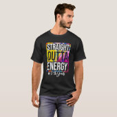 T-shirt 5th Grade Teacher Straight Outta Energy Groovy Tie (Devant entier)