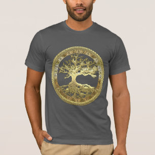 T-shirt [600] Arbre de la vie celtique [or]