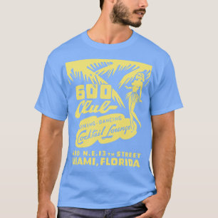 T-shirt 600 Club Cocktail Lounge Miami Florida Vintage Mat