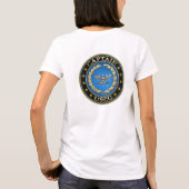 T-shirt [600] Garde côtière : Capitaine (CAPT) (Dos)